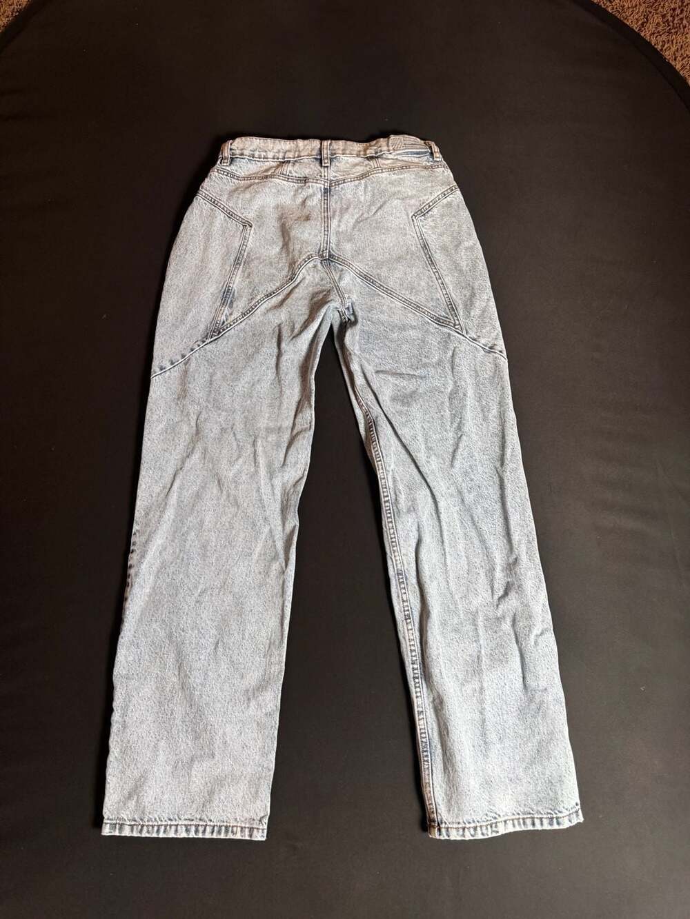 Revice Denim Light Wash High Rise Straight Leg Jeans - Picture 4 of 6